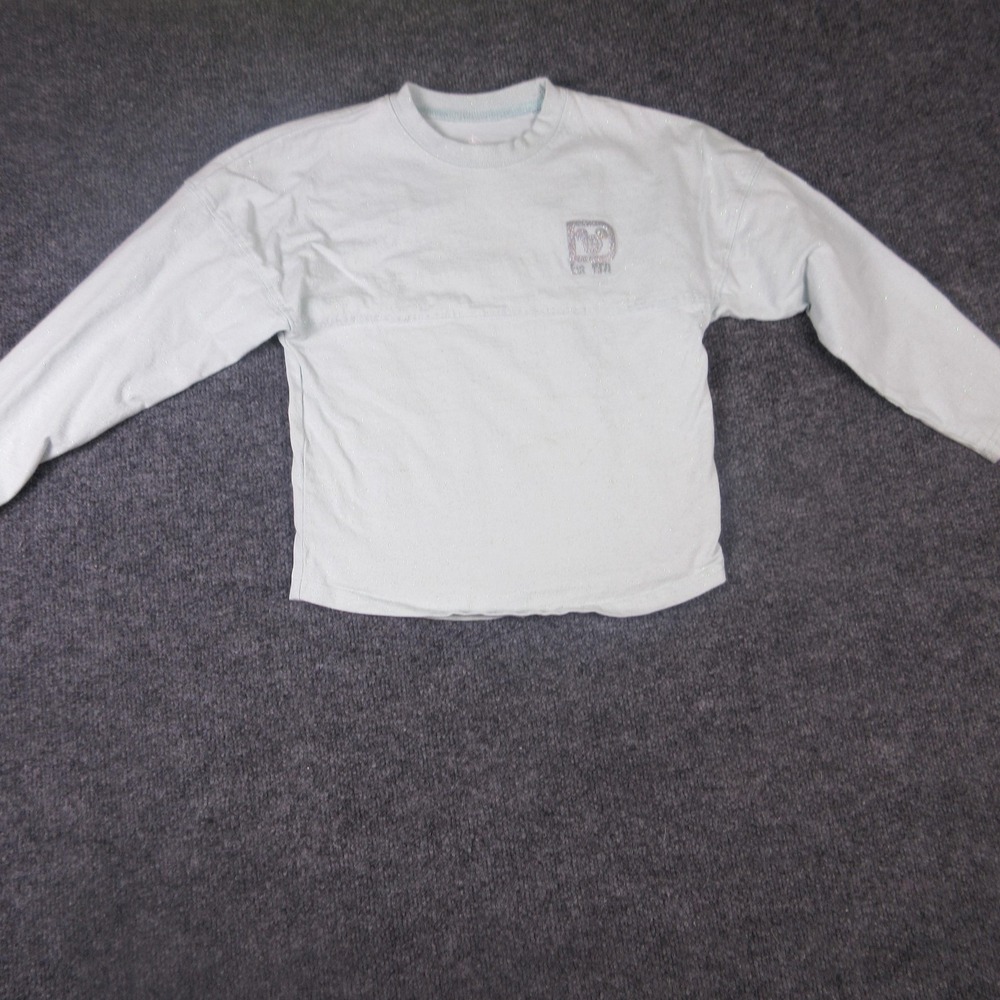 Disney Shirt Womens Small Green Walt Disney World Est 1971 Spirit Jersey Glitter